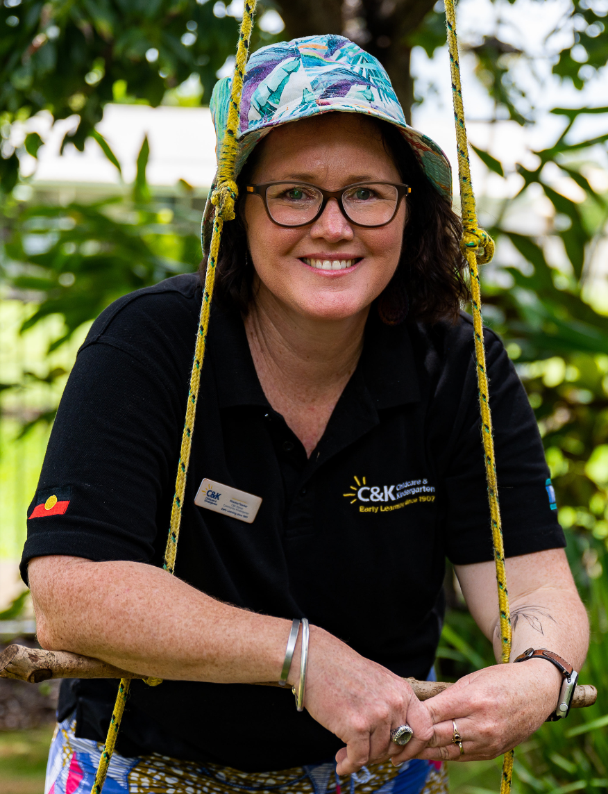 C&K Teacher smiling at a centre