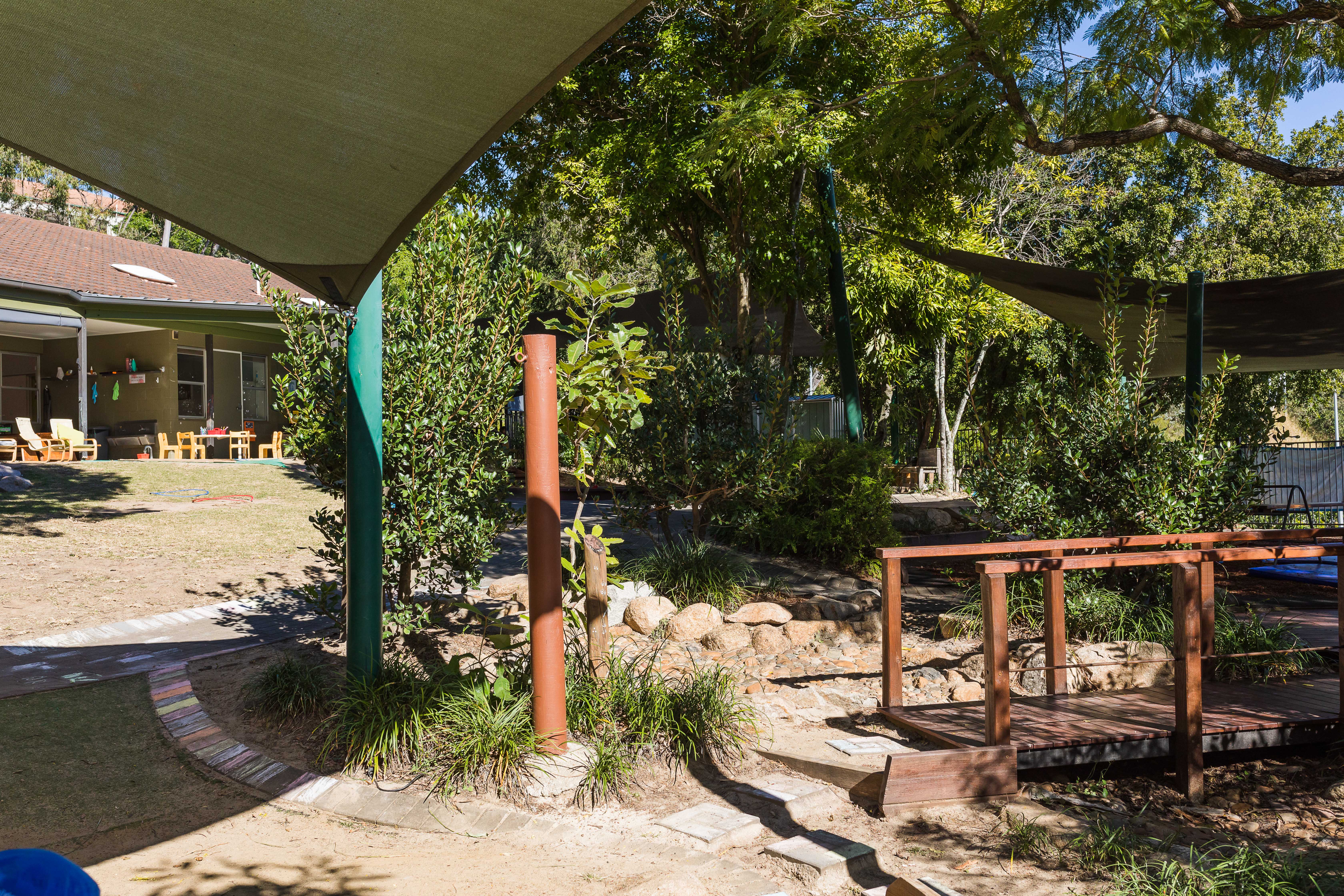 outdoor area and garden