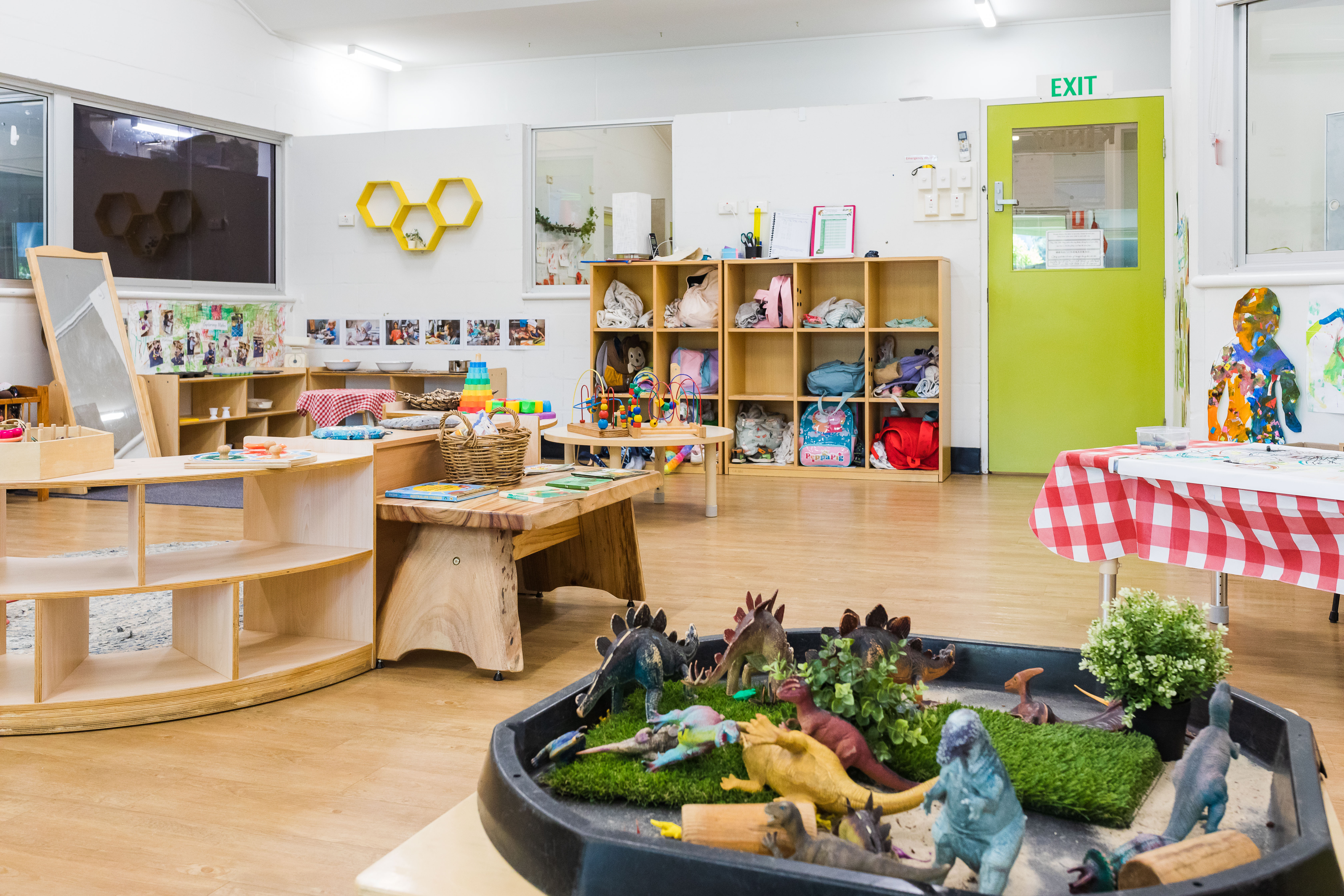 indoor area with furniture and activities